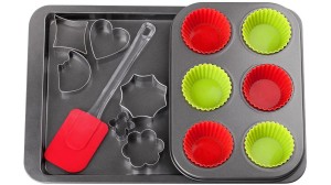 Zestaw foremek i akcesori do pieczenia 15 elementów Lamart LT3039
