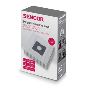  Worki z mikrofibry 5szt. SVCX 0850 do odkurzaczy  SENCOR
