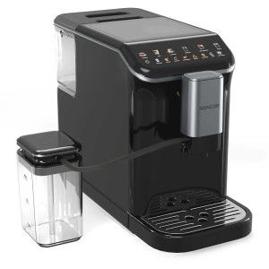 Ekspres do kawy z automatycznym spienianiem mleka 20 bar Sencor SES 8100BK